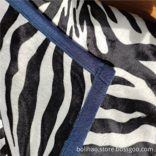 Printed Super Soft Short Plush Blanket